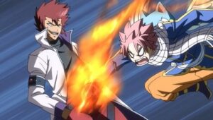 Super Aerial Battle: Natsu vs. Cobra!