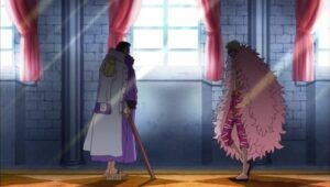 The Admiral's Decision! Fujitora vs. Doflamingo!